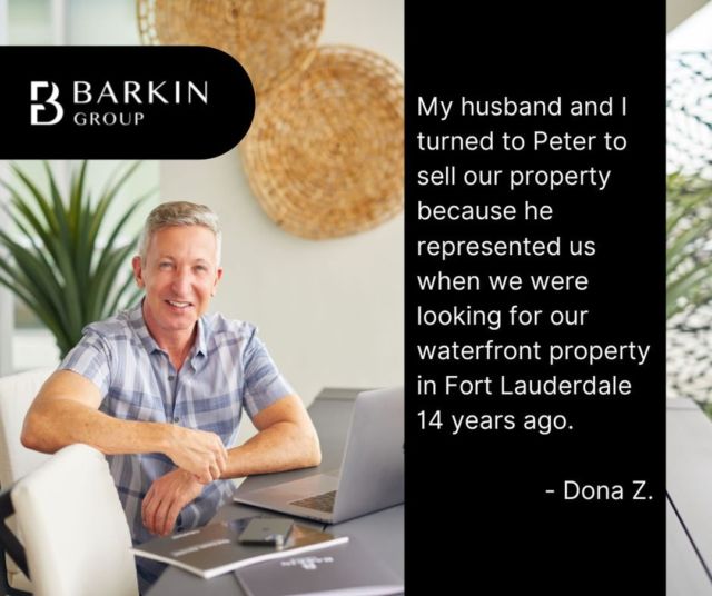 It's not just our commitment to getting it right for our clients once, but getting it right every time. Thanks to our longstanding relationships, we’re pleased to receive reviews like this.

Our unparalleled service makes us leaders in the industry. 📱 Reach out and let's talk about your home in the new year. 

#LuxuryRealEstateSpecialist #FortLauderdaleRealtor #FortLauderdaleRealEstateForSale #RealEstateAgents #RealEstateSales #RealEstateAgency #DreamHomes #RealtorBoss #RealtorsOfIG #AgentsOfCompass #CompassRealEstate #BarkinGroup #TheBarkinGroup #Testimonial
