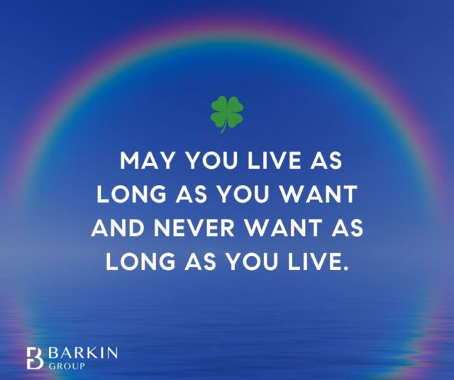 🍀 Happy St. Patrick's Day from the Barkin Group!

This Irish saying is more than fitting in the luxury Ft. Lauderdale market! Live the life you deserve! 

📱 Reach out today.

#AgentsOfCompass #CompassFlorida #BuyingAndSelling #LuxuryFloridaHomes #WaterfrontHomes #FortLauderdale #BrowardCounty #LuxLife #IrishBlessing #StPatricksDay #LuxuryRealEstateSpecialist #FortLauderdaleRealtor #FortLauderdaleRealEstateForSale #RealEstateAgents #RealEstateSales #DreamHomes #RealtorBoss #RealtorsOfIG #CompassRealEstate #FindYourPlace #TheBarkinGroup #CompassFL
